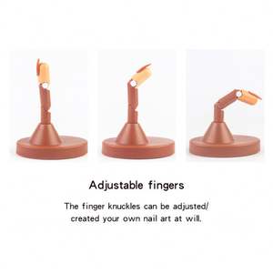 Nouveaux doigts artificiels en <span class=keywords><strong>acrylique</strong></span> pour <span class=keywords><strong>l</strong></span>'entraînement <span class=keywords><strong>à</strong></span> <span class=keywords><strong>l</strong></span>'art des ongles, modèle de manucure, pratique, doigt en plastique, MOQ 10 pièces - Product Image 5