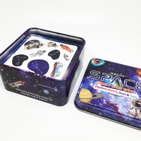 Boîte en étain personnalisée, écologique, recyclable et durable, double face, pour jeux de cartes, publicité familiale et cartes à jouer (Poker)