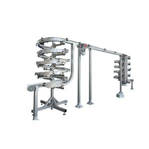 Sıcak satış Spiral POM modüler konveyör bandı vidalı alüminyum eğimli endüstriyel gıda içecek taşımacılığı için kullanılır - Product Image 1