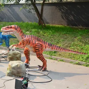 Maravilloso modelo de dinosaurio grande activo Animatronic a precio de fábrica para parques de atracciones, zoológicos y centros comerciales