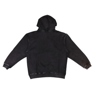 Sudadera con capucha de camuflaje de gran tamaño Streetlux 500GSM diseño de Jersey de hombre Vintage desgastado con lavado ácido de peso pesado - Product Image 2