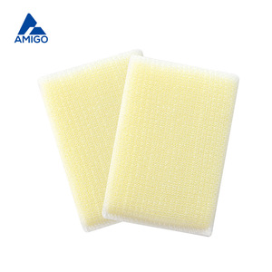 Esponja desengrasante angular Amigo, paquete de 2, almohadilla rectangular para lavar platos, ollas y sartenes - Product Image 4
