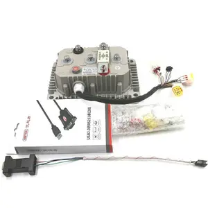 Kelly controller 24v-72v 220A pengontrol motor BLDC gelombang sinusoidal tertutup untuk 2000W-3000W Hub