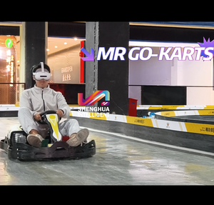 เครื่องเล่นเกมโกคาร์ทเสมือนจริง ใช้ไฟฟ้า สำหรับใช้งานเชิงพาณิชย์ในร่ม รองรับผู้โดยสาร 5-10 คน - Product Image 3