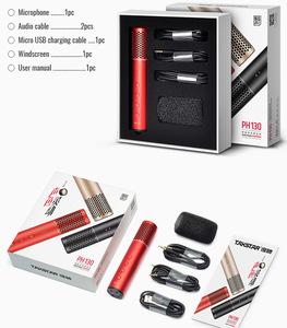 TAKSTAR PH 130 akıllı telefon mikrofon için taşınabilir Livestream <span class=keywords><strong>Mic</strong></span> 9 ses efektleri el Karaoke makinesi hoparlör çocuklar için tel - Product Image 6