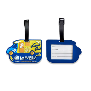 Étiquettes de bagages en caoutchouc personnalisées par le fabricant, étiquettes d'embarquement en PVC pour avion, étiquettes de bagages en silicone imprimées en gros - Product Image 5