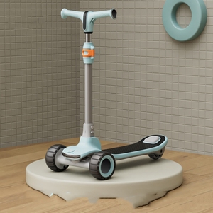 Patinete de Juguete para Niños de 1 a 12 <span class=keywords><strong>Años</strong></span>, Patinete Plegable con Pedales para Niños Grandes, Patinete de Empuje para Bebés en Venta - Product Image 2