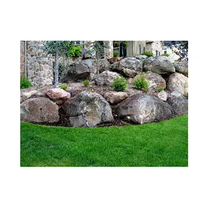 ธรรมชาติขนาดใหญ่หินก้อนหินกำแพงสำหรับตกแต่งกลางแจ้ง