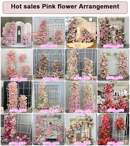 Elegante Fondo de Flores de Seda Lavanda para Decoración de Bodas, Arco Floral - Product Image 5