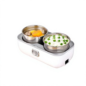 Boîte à lunch électrique portable pratique de 2 L avec quatre bols en acier inoxydable 304 - Product Image 4