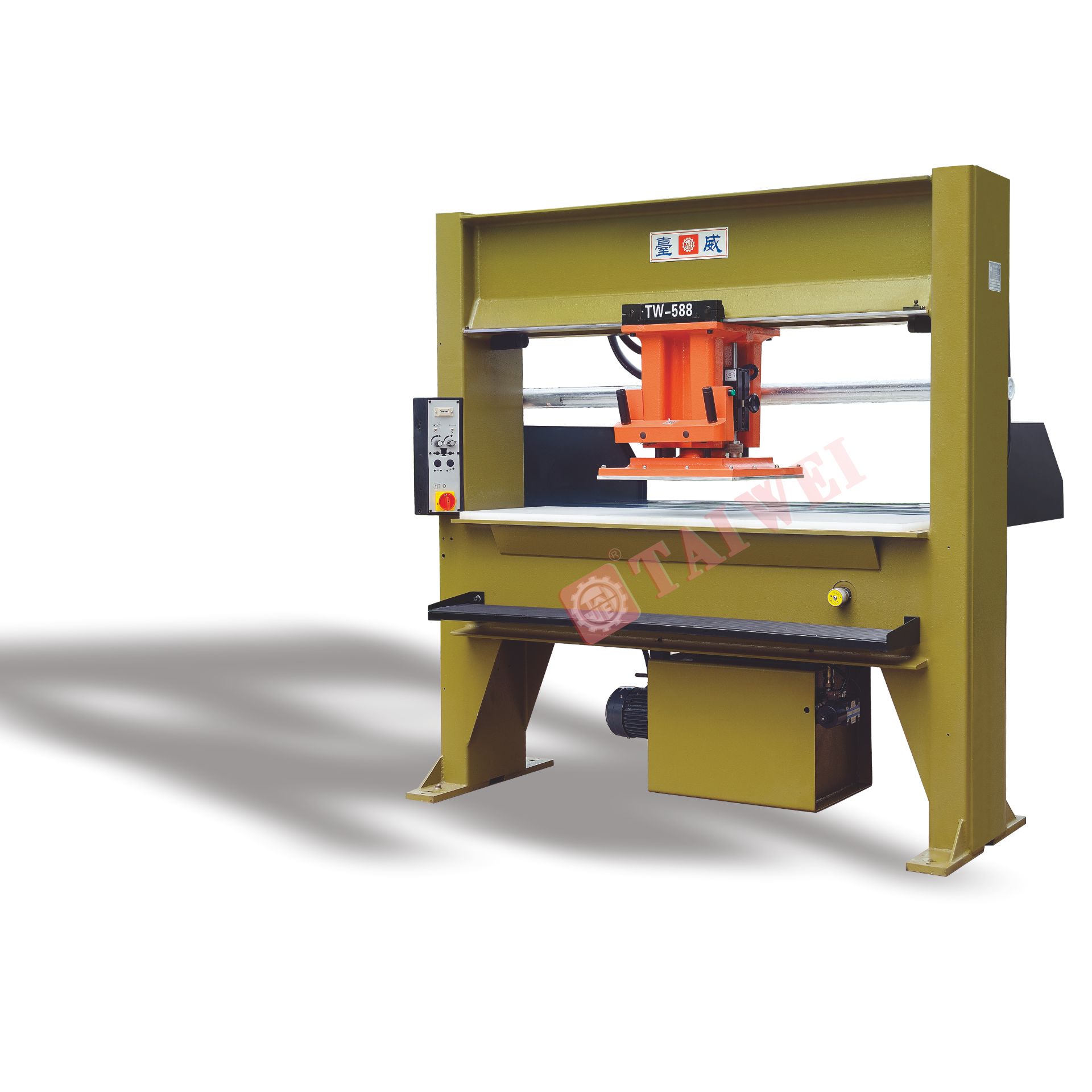 TAIWEI 25T 30T 35T гидравлический режущий пресс с подвижной головкой, лучшая машина для резки кожи