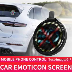 Pantalla LED para Parabrisas de Coche HI.GROOM, Emoticonos, Luz, Control por Bluetooth a través de Aplicación, Texto, Imagen, GIF, Dibujo Interactivo DIY - Product Image 4