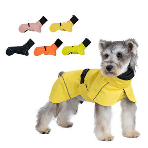 गर्म बिक्री वाटरप्रूफ ठोस चिंतनशील समायोज्य कुत्ते और बिल्ली वर्षाकोट-आधुनिक डिजाइन सभी मौसमों - Product Image 1