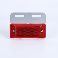 Feux latéraux LED réflecteurs vert bleu rouge ambre blanc 12V 24V pour camion remorque fourgonnette étanche