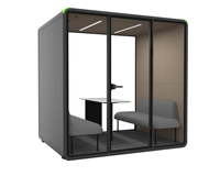 Cabine de chant insonorisée modulaire, studio musical acoustique intérieur, cabine de travail, cabine de réunion extérieure