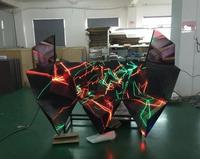 Corled Bar DJ Table P5 Led Display Player Muebles DJ Booth Hd Boda para Night Club P5 Led Video Wall
