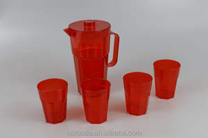 Juego <span class=keywords><strong>de</strong></span> jarras <span class=keywords><strong>de</strong></span> agua potable fría <span class=keywords><strong>de</strong></span> gran capacidad, juego <span class=keywords><strong>de</strong></span> jarras <span class=keywords><strong>de</strong></span> plástico PS para bebidas, juego <span class=keywords><strong>de</strong></span> jarra <span class=keywords><strong>de</strong></span> té helado con jugo <span class=keywords><strong>de</strong></span> leche con 4 tazas - Product Image 3