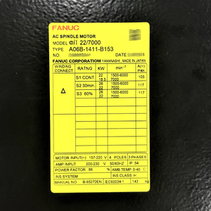 A06B-1411-B153 FANUC Motor de Husillo AC 100% Probado y Aprobado - Product Image 2