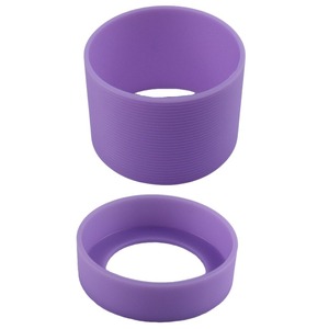 Housse de protection en silicone souple sur mesure pour gobelets et bouteilles d'eau de 20 oz et 40 oz, base antidérapante, manchon de protection, vaisselle moderne - Product Image 1