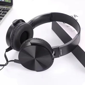 <span class=keywords><strong>Casque</strong></span> d'écoute filaire Over Ear Cheap 3.5mm Plug Wired Earphone with Flat Cable Headset Heavy Bass Line Control for Mobile Phone - Product Image 2