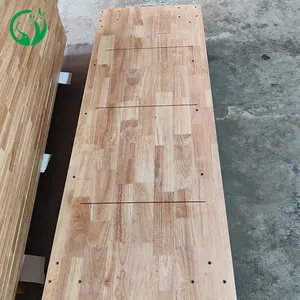Holz arbeits platte Finger Joint Board Factory Direct Großhandel 15mm Kaffee Holz Tischplatte Kunden spezifische Produkte