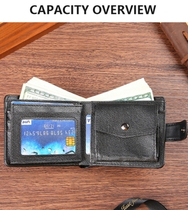 Dompet Pria Retro Harga Grosir Murah, Tempat Kartu Kredit Bisnis, Banyak Slot Kartu, Dompet Tipis Horizontal - Product Image 6