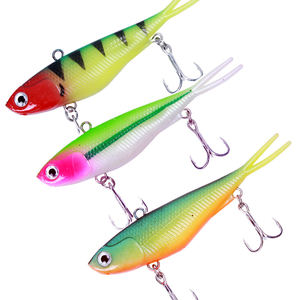 Venta al por mayor 95mm 20g plomo Jig Head señuelo suave tenedor cola pesca bajo señuelos nadar cebo 3 unids/bolsa - Product Image 1