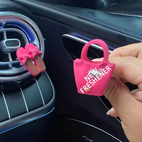 Diffuseur de voiture en plâtre naturel OEM de qualité supérieure avec clip de ventilation et sac fourre-tout de style designer pour véhicules de luxe