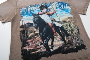 T-shirt da uomo oversize di marca Majestik Sportswear 2026, nuova collezione, <span class=keywords><strong>abbigliamento</strong></span> streetwear all'<span class=keywords><strong>ingrosso</strong></span> Majestic - Product Image 3