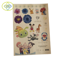 50 feuilles de papier kraft brun A4 autocollantes imperméables compatibles avec les imprimantes jet d'encre/laser personnalisables