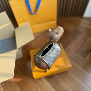 Solid Wood <b>Decorative</b> <b>Log</b> Ornament Creative Dining Table Tissue Box Black Walnut American Modern 25x13.5x10cm Portable - Product Image 4