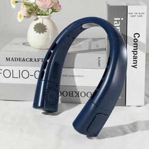Rechargeable Ice Porcelain Cooling <b>Neck</b> <b>Fan</b>: Ultra - Portable, Intelligent Mute, Leafless with Strong Airflow for Outdoor - Product Image 5