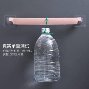 Wall Mounted Bathroom Shelf Circular No <b>Drill</b> Storage Rack For Toilet Door <b>Pink</b> White Blue - Product Image 3