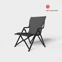 Chaise pliante Areffa en fibre de carbone, ultra-légère, pour le glamping, le camping, les pique-niques et la maison