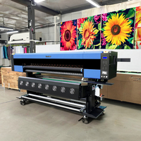 Yinstar haute vitesse 1.9m 4 6 I3200 tête rouleau de papier de sublimation de colorant à rouleau imprimante textile machine d'impression numérique grand format