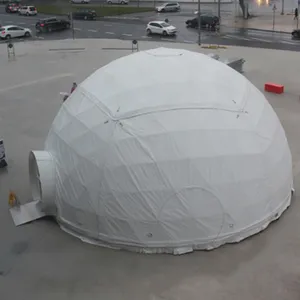 30M Commercial Trade Geodesic Dome Tent Waterproof White Event Show For Sale
