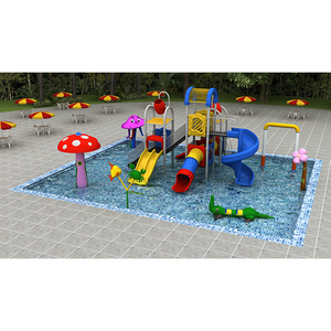 Tobogán de Piscina para Patio de Recreo Escolar al Aire Libre, Construcción Duradera de Fibra de Vidrio, Diseño <span class=keywords><strong>Ondulado</strong></span> que Garantiza Diversión Segura y Atractiva - Product Image 4