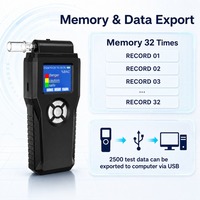 Alcoholímetro Digital Portátil de Alta Precisión, Sensor Semiconductor, Prueba Rápida, Medidor de Alcohol para Seguridad Vehicular