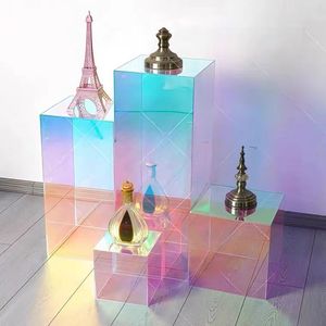 Mesa de Centro Modular Acrílica Clásica Moderna con Borde de Color Personalizable para Sala de Estar y Uso Doméstico - Product Image 5