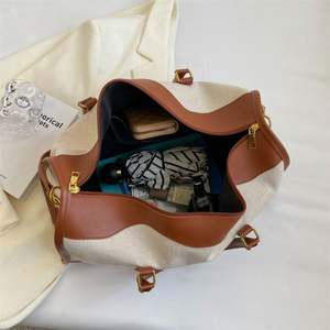 Nueva Bolsa Deportiva de Lona para Gimnasio, Viajes, Bolsa de Deporte de Gran Capacidad para Mujer, Bolsa de Yoga, Bolsa de Viaje para Fin de Semana - Product Image 4