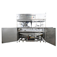 Machine d'enrobage automatique au chocolat GUSU avec tunnel de refroidissement, en acier inoxydable, pour barres chocolatées, biscuits et gaufrettes
