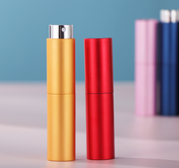 Nouveau style – Flacon de parfum portable rechargeable à partir d'un grand flacon de parfum, personnalisable avec impression couleur et estampage à chaud doré