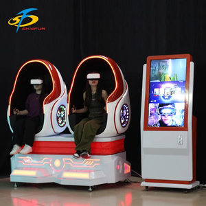 Machine de jeu de chaise d'oeuf de haute qualité 9D VR cinéma de réalité virtuelle d'intérieur 5D 2 places pour l'usage extérieur éducatif d'école à la maison - Product Image 2