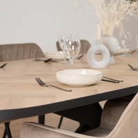 Vente en gros de table à manger en chêne nordique au design moderne Meubles de style nordique en MDF pour chambre à coucher en pin recyclé Salon de restaurant