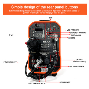 138db bằng giọng nói khuếch đại tìm kiếm và cứu hộ IP56 không thấm nước hướng khẩn cấp Loa - Product Image 2
