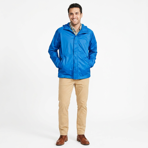 Custom Men's Plus-Size Hooded Windbreaker <b>Lightweight</b> Breathable Nylon Waterproof Street-Wear Zip up <b>Jackets</b> for <b>Summer</b> - Product Image 1