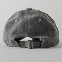 Gorra de Béisbol de Lujo con Aspecto Desgastado, Hebilla Ajustable y Bordado, Estilo Urbano de 6 Paneles
