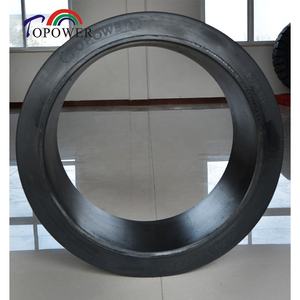 Pneu plein POB 28x12x22, pneus pleins 21x7x15 pour remorques et chariots élévateurs, système de fixation par bande pour chariots élévateurs et remorques - Product Image 3