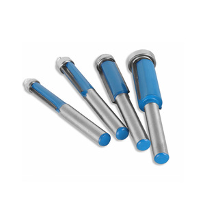 Fraise à bois LAVIE, queue de 1/4, lame de découpe bleue à double tranchant droite avec roulement simple pour défonceuse à bois - Product Image 1