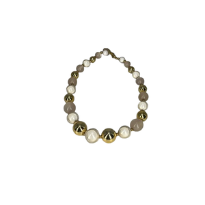 Fashion <b>Beaded</b> <b>Bracelet</b> 316L Stainless Steel PVD <b>Gold</b> Plating Sustainable Resistant Jewelry Accessory - Product Image 1